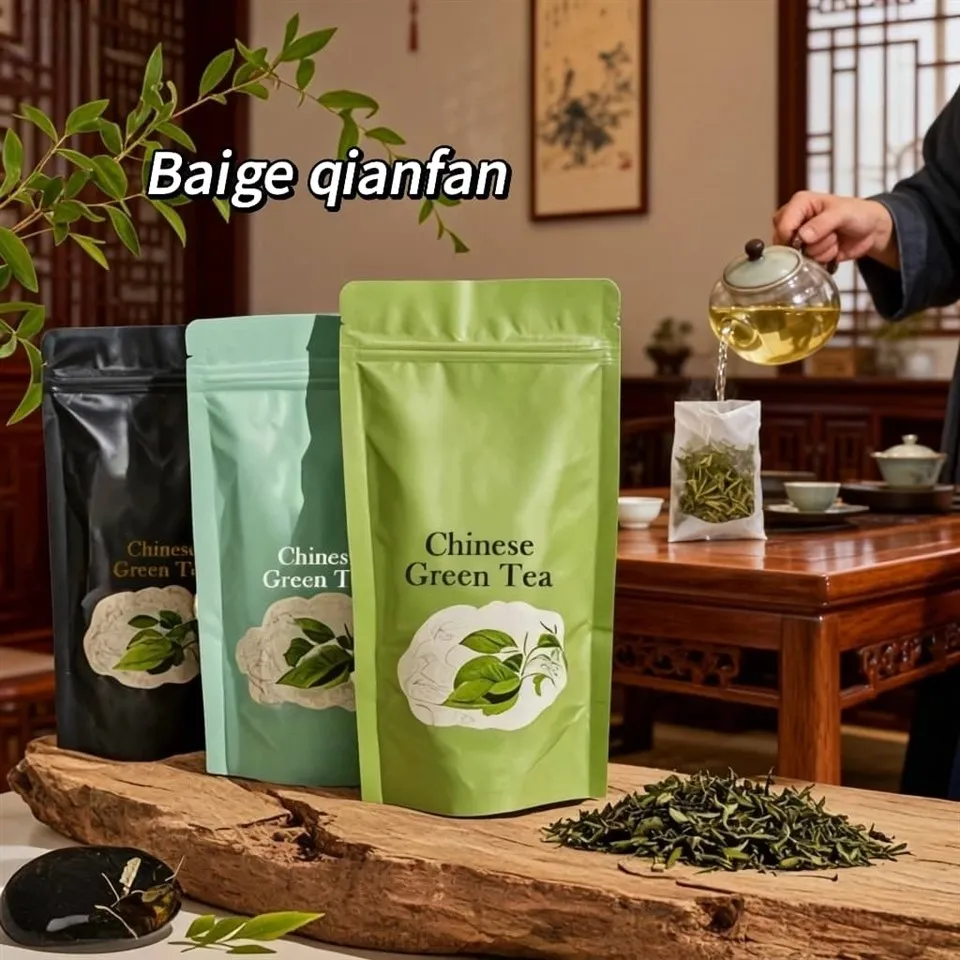 Túi bao bì trà xanh